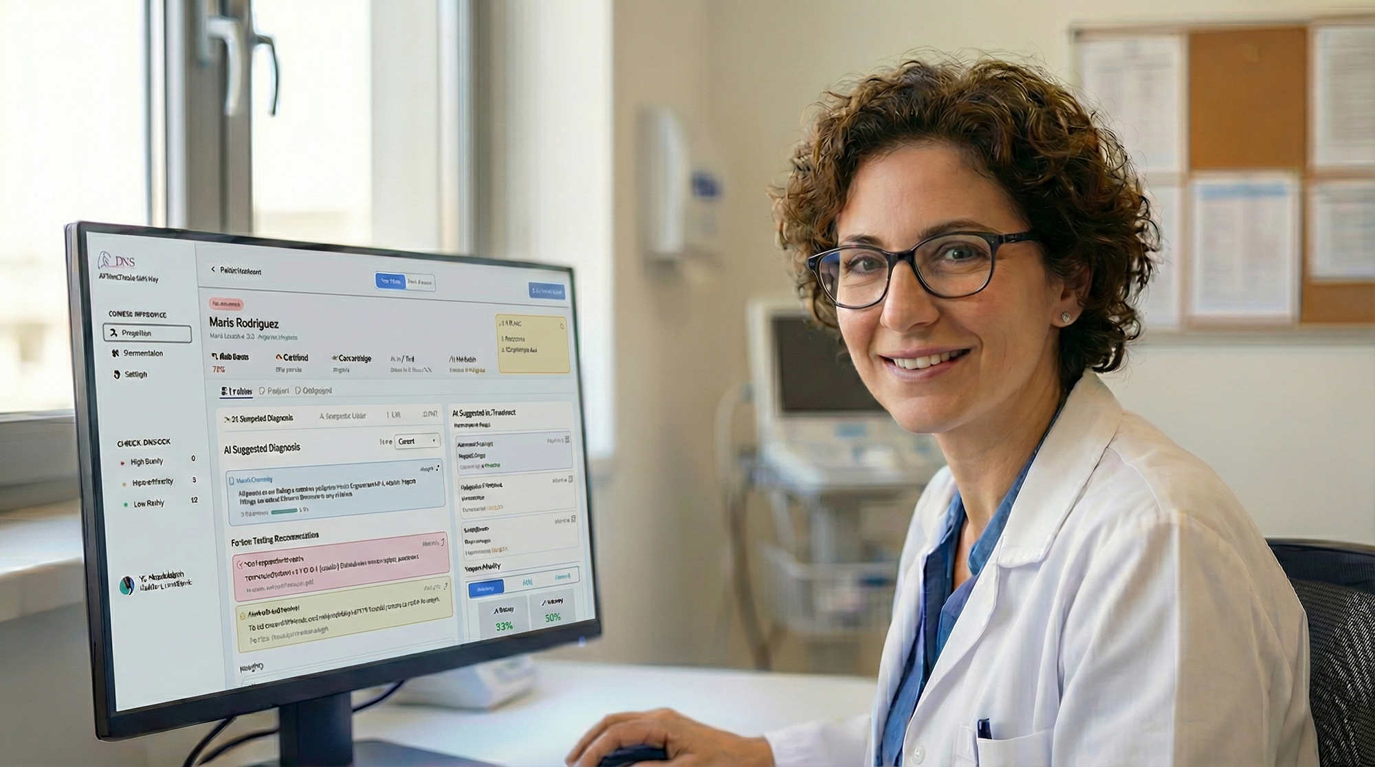 Clinical DSS dashboard UI